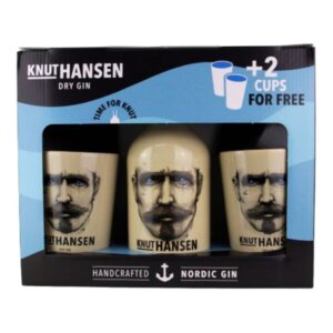 Knut hansen dry gin SET 2 BICCHIERI